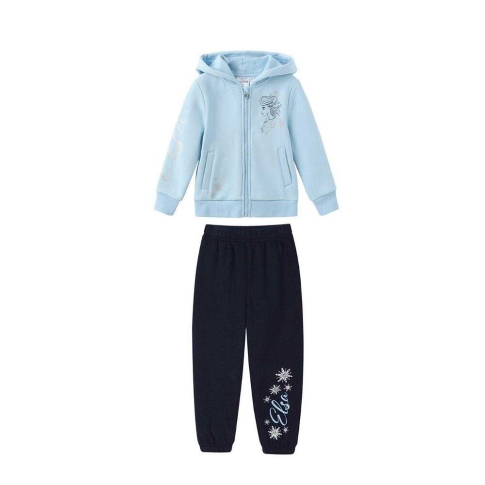 Frozen Girls Elsa Hoodie And Joggers Set / Blue